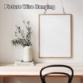 thumbnail image 4 of Uxcell 1-Pack Adjustable Picture Hanging Wire, 4.9ft x 0.12"( L x Dia ) Mirror Hanging Wire, Picture Hanging Wire Kit, Picture Frame Wire, 4 of 8
