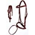 thumbnail image 3 of Challenger Tack Cheval Anglais Cuir Rembourré Équitation Bride Surélevée Réglable 803127CNC, 3 of 5