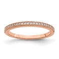 thumbnail image 1 of 925 Sterling Silver Rose Gold Cubic Zirconia Cz Ring Wedding Fancy, 1 of 9