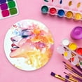 thumbnail image 4 of Uxcell 30 Sheets Cotton Watercolor Paper Round 140lb/300 GSM Cold Press Water 12 Inch, 4 of 7