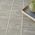 thumbnail image 6 of Nourison Serenity Home Geometric Light Grey 7'10" x 9'10" Area Rug (8x10), 6 of 8