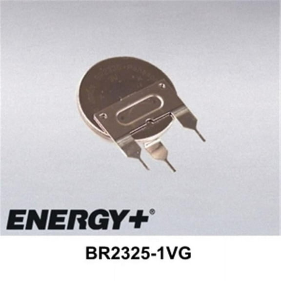 FedCo Batteries Compatible with  Panasonic BR2325-1VG 165mAh Lithium Coin Cell For Printed Circuit Board Mounting