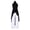 Black and White Pants, variant on Plus Size Women Backless Sleeveless Top and Pleated Wide Leg Pants Casual Summer Two Piece Set