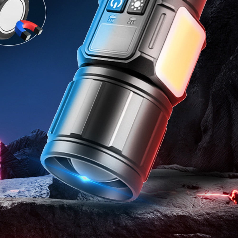 Goader Long-range Power Torch LED Flashlight Light Lantern USB Rechargeable Waterproof - for Outdoor