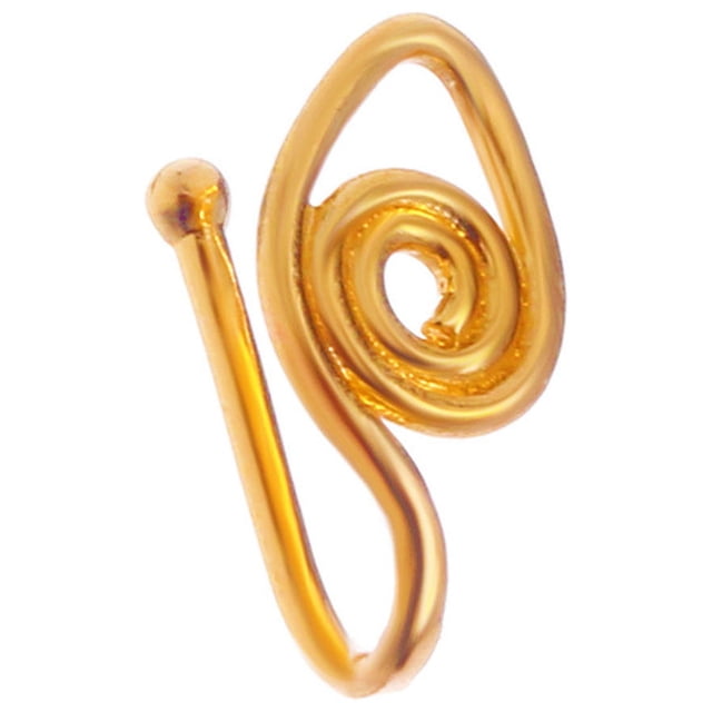 EGNMCR Anneaux de Nez à Clip pour Femmes Anneau de Nez Non Percé Ajustable Manchette de Nez Anneau de Nez