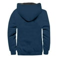 thumbnail image 3 of LISTHA Men's Hoodies Jackets Zip Up Hoodie Sweatshirt with Pocket Long Sleeve Fashion Gym Athletic Workout Hoodies Dark Blue L, 3 of 3