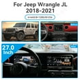 thumbnail image 2 of 24 inch Android 12 Virtual Cockpit Car Radio for Jeep Wrangler 2018-2022 | IPS LCD GPS Navigation & DSP Sound, 2 of 14