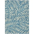 thumbnail image 2 of Addison Rugs Chantille Indoor/Outdoor Transitional Floral Teal Washable Rectangle Rug, 3' x 5', 2 of 6