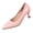 Pink, variant on Beige Womens Casual Pumps Featuring Pointed Toe High Heel Shallow Mouth Plus Size For Versatile Dressy Occasions