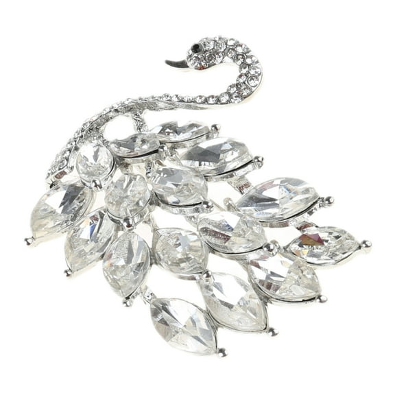 Swan Badge Pin Stylish Swan Brooch Pin Charming Accessories Eye Catching Jewelry