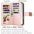 thumbnail image 2 of Tekcoo for iPhone 17 Air Case Wallet with ID Credit Card Holder for Women Men, Detachable Magnetic PU Leather Flip Wallet Phone Case for iphone 17 Air 6.5" with Strap Kickstand Cover, Pink, 2 of 7