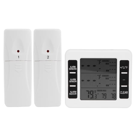 Refrigerator Thermometer, Freezer Alarm, Temperature Trend Indicator ...