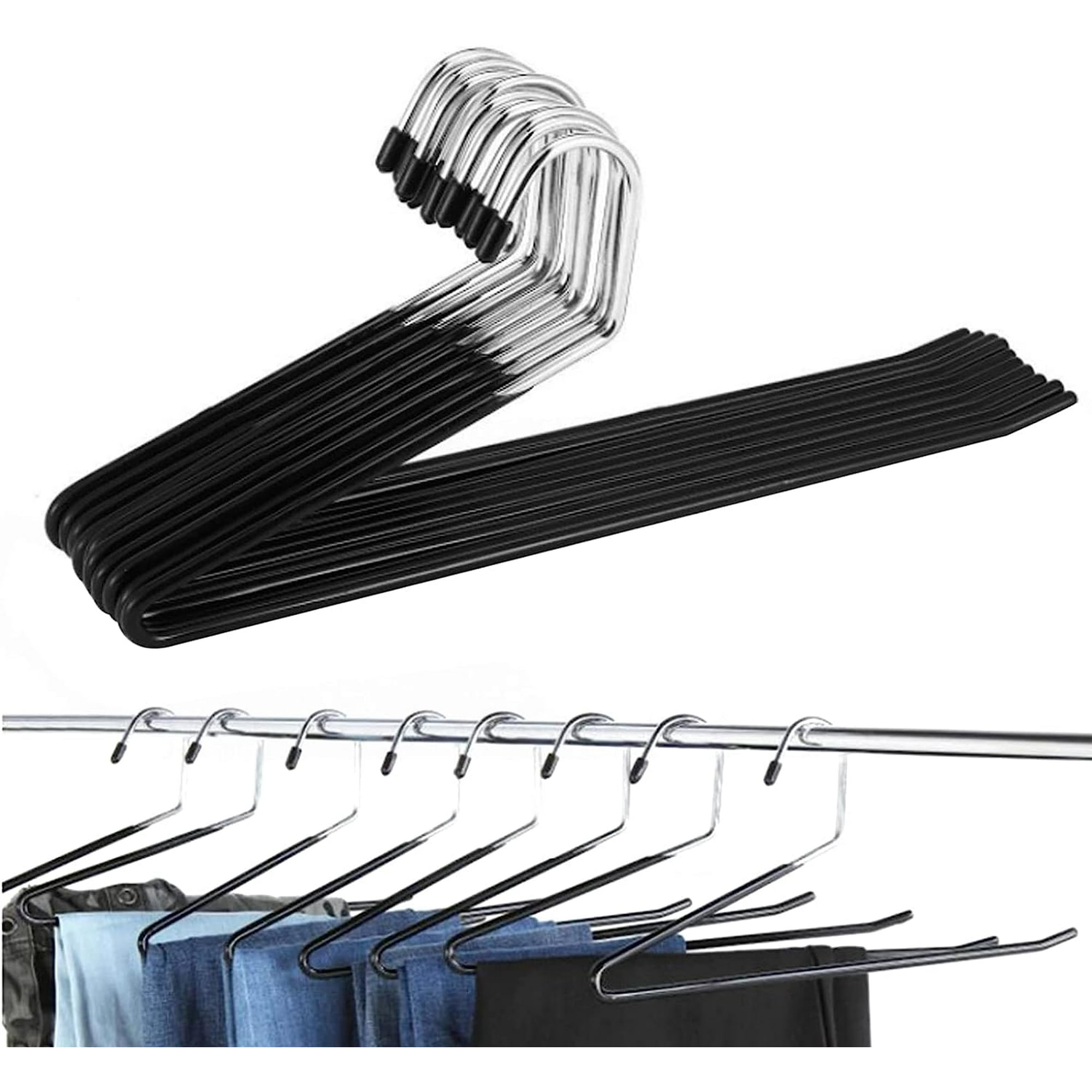 Lot De 2 Cintres Peu Encombrants – Cintres Antidérapants Améliorés Avec Bras Pivotant