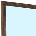thumbnail image 4 of 39 Inch Mirror with Rectangular Wooden Frame, Brown- Saltoro Sherpi, 4 of 5