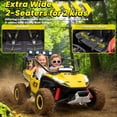 thumbnail image 4 of Cuoote 2 Seater Ride On Car for Kids 3-8, 24V Ride on Toy with Remote Control, LED Lights, EVA Tires, 4 of 9