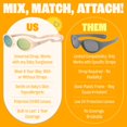 thumbnail image 3 of Gafas de Sol para Bebé BABY SUNNIES Polarizadas Ovaladas Durazno UV400, 3 of 8
