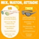 thumbnail image 3 of Gafas de Sol para Bebé BABY SUNNIES Polarizadas Ovaladas Durazno UV400, 3 of 8