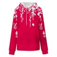 thumbnail image 5 of TIMIFIS Sweat à Capuche pour Femmes, Mode Hiver Ample, Imprimé Graphique, Manches Longues, Pull Décontracté avec Poche, 5 of 5