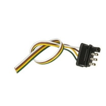 Pollak 4WF-512V 4-Way Flat Trailer End with 12" Wire