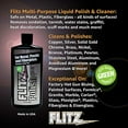thumbnail image 2 of Flitz Multi-Purpose Polish and Cleaner Liquid for Metal, Plastic, Fiberglass, Aluminum, Jewelry, Sterling Silver: Great for Headlight Restoration + Rust Remover, 3.4 oz (Model: LQ 04535), 2 of 3