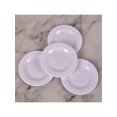 thumbnail image 1 of 4pcs/pack Dollhouse Miniature White Plate Model For Diy Dining Playset Decor, Kitchen Toy, 1 of 5