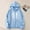 009 Sky Blue, variant on Women's Oversized Zip Up Hoodie Sweatshirt Coat Gothic Spider Web Heart Graphic Long Sleeve Sweatshirt Jacket With Pockets