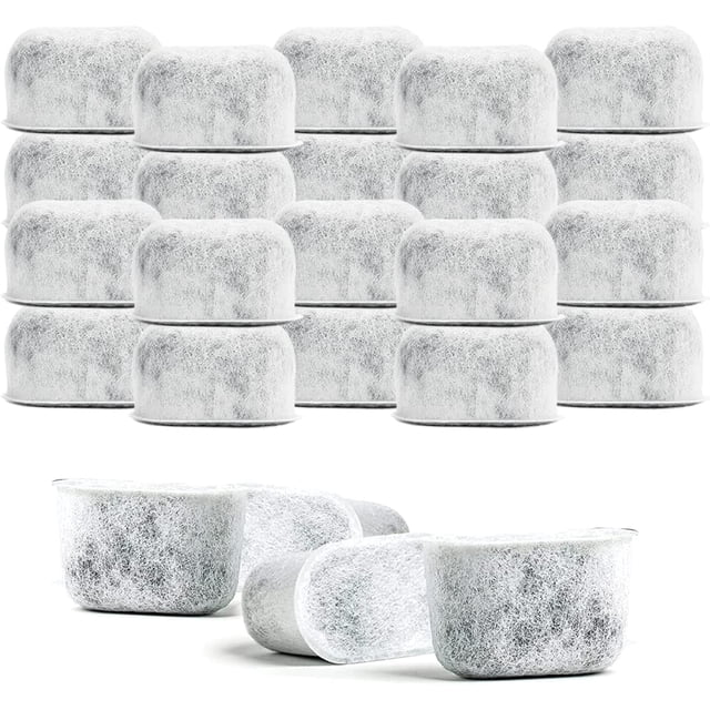 24-Pack Replacement Charcoal Water Filters Compatible with Breville BWF100 - Premium Activated Charcoal Filters For All Breville Coffee Makers and Breville Espresso Machines