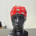 thumbnail image 6 of Lightweight Breathable Printed Cotton Head Wrap Sweat Absorbent Adjustable Tie Bandana Soft Fabric Sports Hair Cover for Cycling Hiking Gardening Workout Outdoor Daily Use Head Accessory, 6 of 6