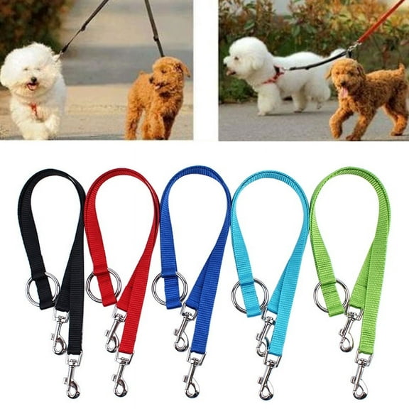 Double Dog Leash, 0.6 in Width 32 in Length, Walk Two Dogs with One Lead, Perfect for Side-by-Side Walking