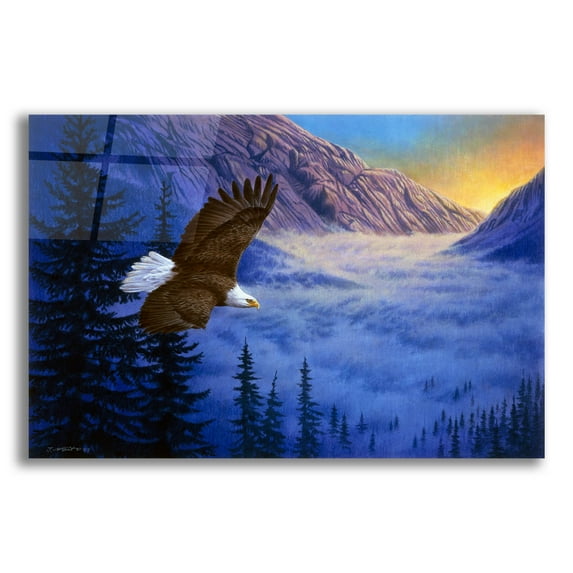 Epic Art 'Soaring High' by Joh Naito, Acrylic Glass Wall Art, 24"x16"