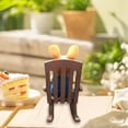 thumbnail image 1 of Outdoor Rocking Chair Resin Figurine For Garden Balcony Courtyard Landscaping Pot Decoration, 1 of 1