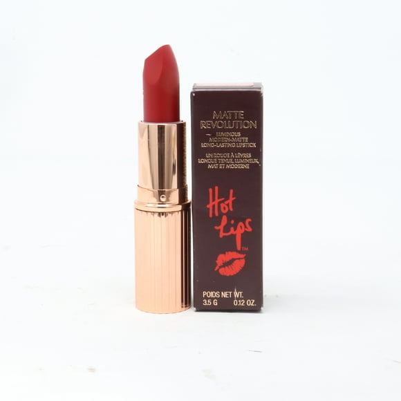 Charlotte Tilbury Hot Lips Matte Revolution Lipstick 0.12oz Carina's Love New