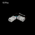 thumbnail image 2 of L Shape 4 Pin LED Connectors 8mm Wide 90 Degree Angle Corner Solderless Connectors for 5050 RGB LED Light Strips, 10Pack, 2 of 4
