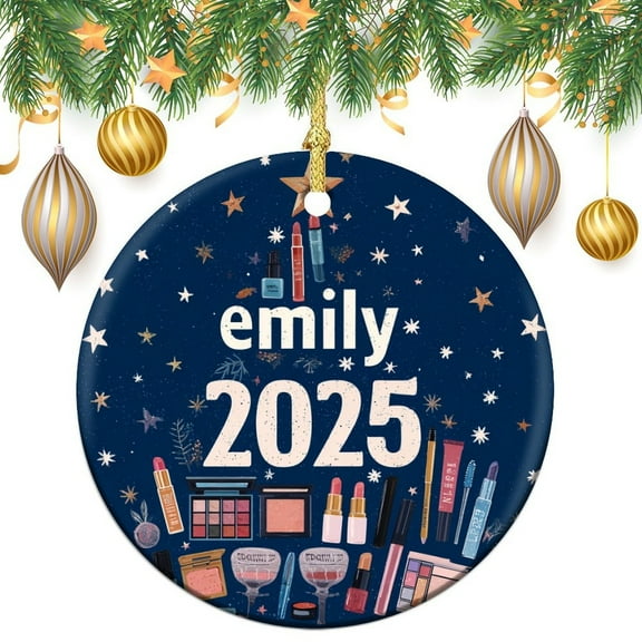 Christmas Ornament Personalized Makeup Artist Ornament Keepsake Makeup Artist Ornament for Christmas Tree Holiday Present