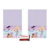 Mermaid Barbie Birthday Party Supplies Plastic Table Cover (2 Pack), 54 x 96