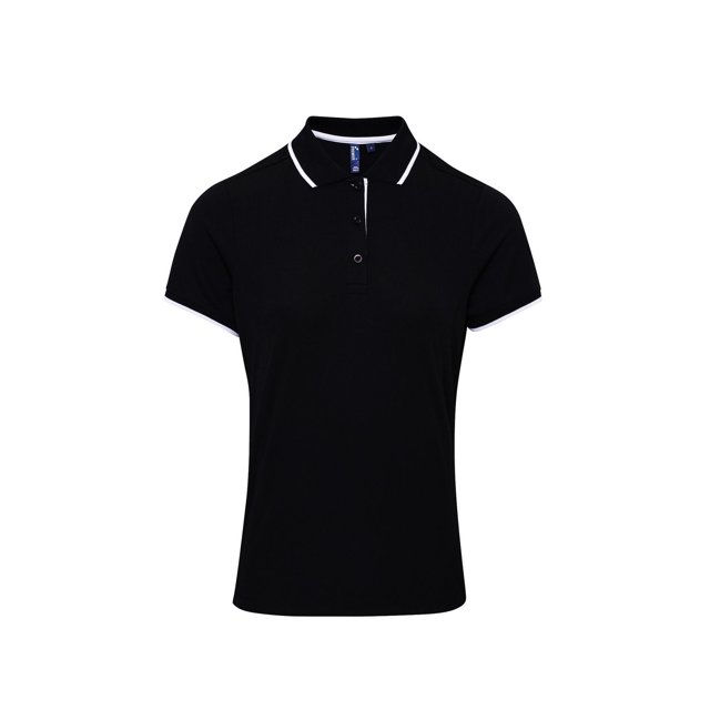 Premier Polo Coolchecker Contrasté pour Femmes