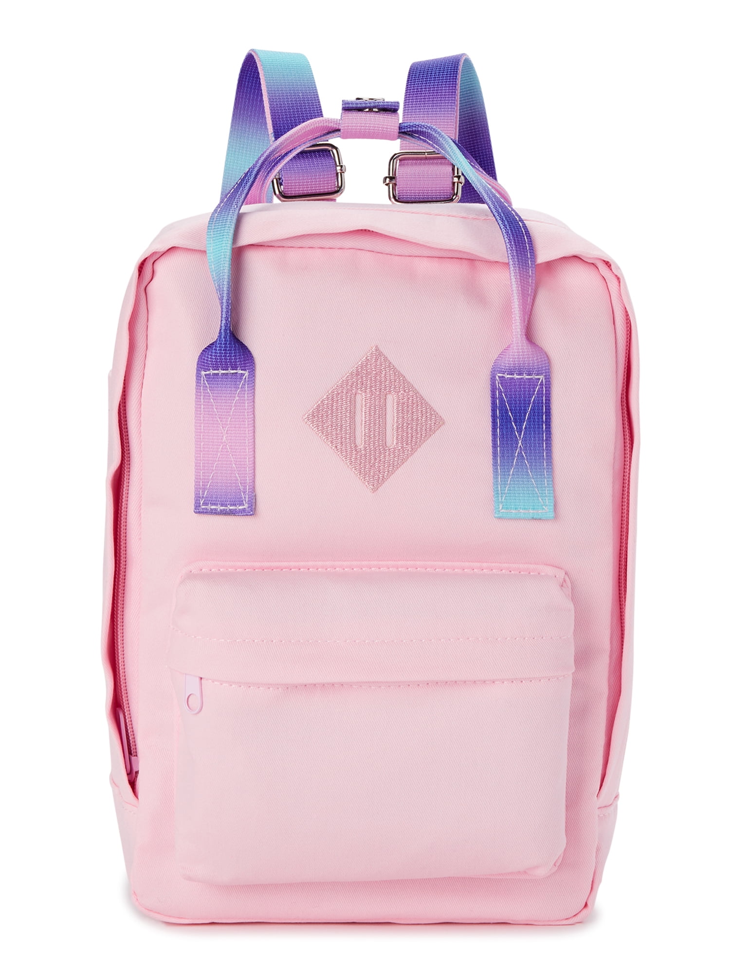 pink square backpack