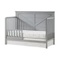 thumbnail image 6 of Oxford Baby Montauk 4-in-1 Convertible Crib, Farmhouse Gray, GREENGUARD Gold Certified, Wooden Crib, 6 of 7