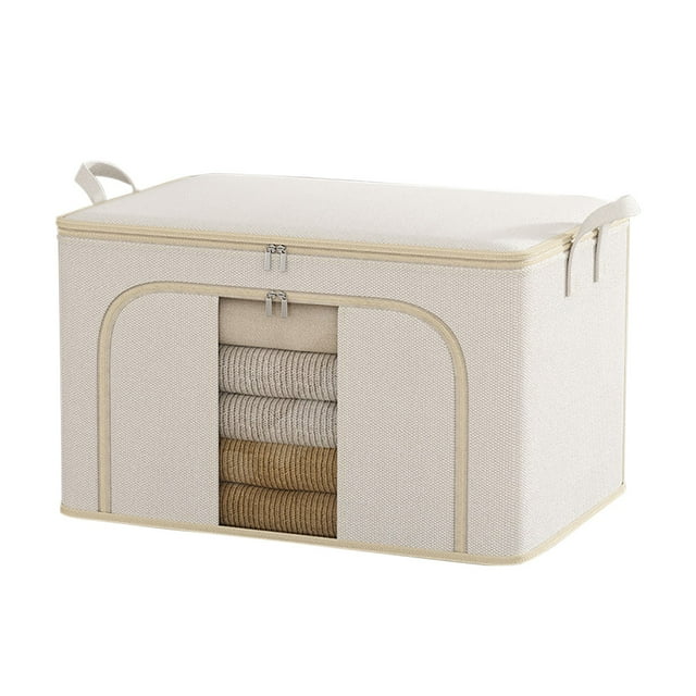Nilvkv Clothes Storage Spacious And Folding Fabric Bin For Efficient Home Organization Foldable Cloth Basket Neatly Storing At, Organization & Storage