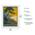 thumbnail image 2 of Corsica Island France - Le Tour Du Cap Corse - Paris-Lyon-Méditerranée Railway - Vintage Railroad Travel Poster by Roger Broders 1923 - Japanese Unryu Rice Paper Art Print (Unframed) 18 x 24 in, 2 of 4