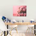thumbnail image 5 of Kdxio Delicate Pink Carnations A Pattern Canvas Wall Art for Living Room Wall Decor for Bedroom Bathroom Modern Framed Canvas Art Prints Ready to Hang,Horizontal, 5 of 6