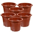 Voiceine 25Pcs Nursery Pots with Drainage Holes Plastic Plant Pots for
