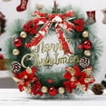 thumbnail image 2 of 30/40CM Garland Arrangement Christmas Ornament Red Pinecone Spruce Christmas Wreath Front Door Wreaths Party Hanging Garland, 2 of 6