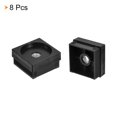 thumbnail image 3 of Unique Bargains 8Pcs 2.36'x2.36' Roulette Insert avec Fil, Carré M12 Fil pour Meubles, 3 of 6