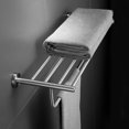 thumbnail image 3 of 1pc Hotel Bathroom Wall Mounted Towel Rack Double Towel Rack Shelf, 3 of 5