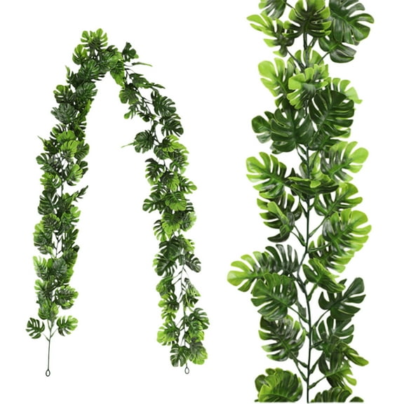Herrnalise 5.84 FT Real Touch Garland Christmas Decorations,Soft Bendable Outdoor Indoor Artificial Greenery Garlands for Mantle Table Fireplace Staircase Front Door Porch Wall Home Decor