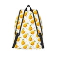 thumbnail image 6 of Travel Laptop Backpack - Cute Golden Yellow Pear Lightweight Canvas Backpack, Wear Resistant Computer Backpack Bag Fit {sizeName} Laptop for Men Women with Adjustable Padded Shoulder Straps, 6 of 6