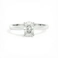 thumbnail image 6 of SOLITAIRE JEWELS 0.75CT Oval Solitaire Moissanite Engagement Ring For Women In 10K White Gold, 6 of 7