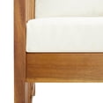 thumbnail image 6 of vidaXL Garden Bench with Cushions 46.9" Solid Acacia Wood, 310260, 6 of 7