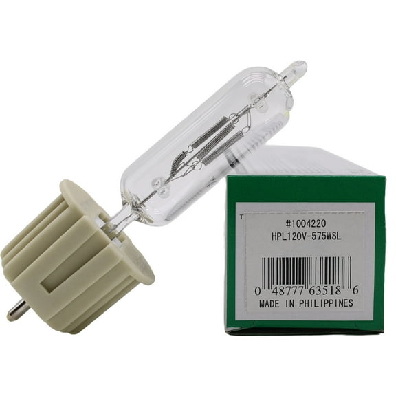 Ushio HPL 575W 120V/SL Stage & Studio Lamp, 3000-Hour Life, Powerful & Durable for High-Performance Lighting Needs – Model 1004220 - 1 Unit per pack